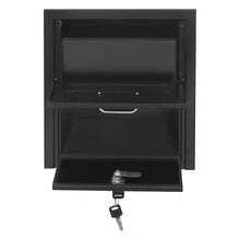 Lockable Mail Box Metal Parcel Drop Box For House Outside Post Mount Mailbox Heavy Duty - Parcel Drop Box - View 8