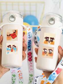 500张/卷 病毒式复古漫画眼睛贴纸，深邃眼神表情包，学生DIY日记封口贴纸必备抽象表情包，文具用品剪贴簿用品趣味贴纸 Kindle - 深情對視 - 查看 7