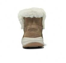 Skechers MODERN COMFORT WINTER 系列女士絨毛保暖運動百搭短筒雪靴 - 卡其色 - 查看 4