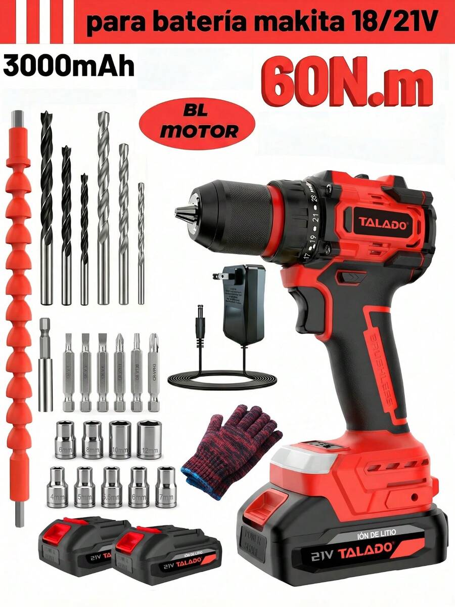 Electric Drills - Red - View 1