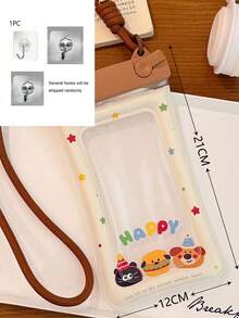 Waterproof Phone Pouch - Floating Waterproof Phone Bag With Shoulder Strap - Essential For Beach, Cruise, Travel - Fits All Devices, Touch Screen Friendly | Cartoon Pattern - Multicolor - View 11