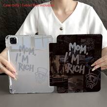 1件装豪华拼贴保护套平板电脑保护套，带笔槽、多角度支架，兼容iPad 10.9/10.2/Air 第五代/Pro 11/10代/9.7/Air 2/7/8代/Air 4/5/Air 13/11(M3 2025)/11(A16 2025) - 彩色 - 查看 6