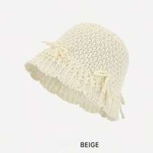 2026新款可折叠蝴蝶结渔夫帽，UPF50+防紫外线宽檐遮阳帽，适合海滩、露营、婚礼等场合拍照，是母亲节和生日的完美礼物。 - 多色 - 查看 9