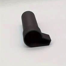 1个黑色油门把手，符合人体工程学的防滑设计，带指槽，安装简便，旋转式油门把手，耐用的油门替换件，适用于滑板、电动滑板车、卡丁车 - 彩色 - 查看 3