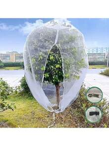 加厚园艺网，带抽绳和拉链 - 防虫防鸟，适用于水果、柑橘、花卉，采用PE防虫网制成 - 彩色 - 查看 12