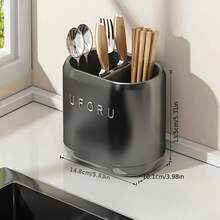 1pc No Nail No Drill Wall Mounted Chopstick Holder, Utensil Rack, Kitchen Storage Rack - Vertical Kitchen Storage, Utilize Wall Space, Living Room Dining Table Top Storage, Damage-Free Installation, Stylish Storage - Multicolor - View 10