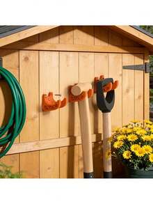 Multi-Functional Gardening Tool Hanging Rack, Manual Pruning Tool Storage Rack, Specially Designed Garden Tool Organizer - Multicolor - View 5