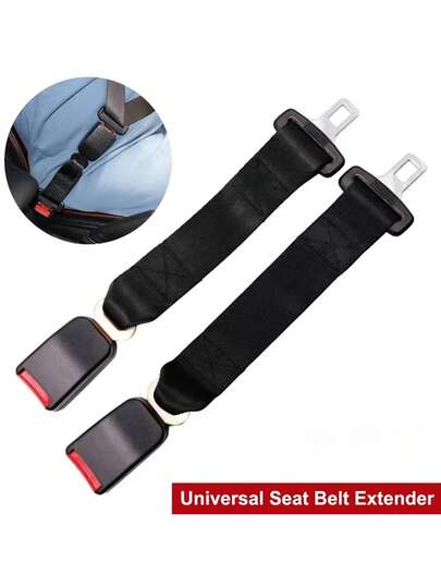 23cm Universal Car Seat Belt Extender Adjustable Extension Buckle Strap, Suitable
