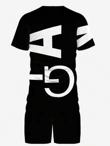 Men T-Shirt Co-Ords - Colores mixtos - Ver 6