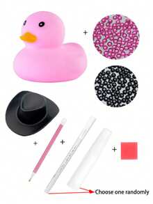 DIY Diamond Tools, Hat, Duck, Car Phone Holder, Decorations, Multicolor Handicrafts, Glue Pens, Handmade Decorations - Sets - View 13