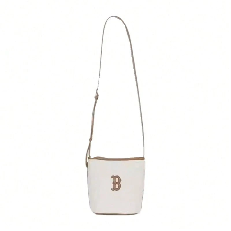 MLB Túi đeo vai dáng xô cổ điển thời trang unisex 3ABMB016N - Nâu-43BRS - Xem 1