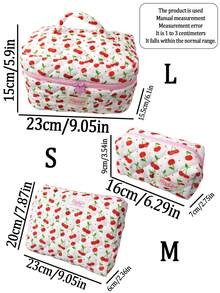 1pc Makeup Bag, Travel Organizer Bag, Cosmetic Bag, Toiletry Bag, Large Capacity Makeup Bag, Women Makeup Bag, Cosmetic Storage Bag, Travel Essentials, Grooming Bag, Multi-Function Bag, Clutch Bag, Men Grooming Bag - Multicolor - View 9