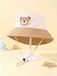 极简夏季网眼可爱小熊渔夫帽 - 小熊 - 查看 7