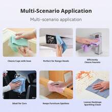 20pcs Disposable Tear-Off Cleaning Cloths, Dual-Use Absorbent Oil-Absorbing Rags, Effortless Household Chores Helper - Multicolor - View 7