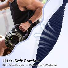 3条装 18mm/20mm/22mm 快拆尼龙编织表带，兼容三星 Galaxy Watch7/6/5/4、Watch GT6/5/4、Watch5 Active/Lite，男女通用透气运动智能手表表带，易于安装和佩戴 - 3 Pack-2 - 查看 6