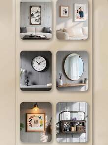 Adhesive Metal Hooks, Multi-Purpose Picture Hangers, Frameless Photo Album Hooks. Home & Living Supplies - Multicolor - View 6