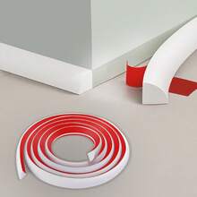 1pc Professional Wet-Dry Separation Shower Door Threshold Silicone Bathroom Shower Isolation Barrier, Foldable Waterproof Laundry Tub Dam - White - View 13