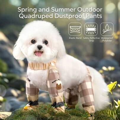 Ropa ligera para perros para primavera y verano, atuendos impermeables para perros pequeños como Teddy, Poodle, Schnauzer