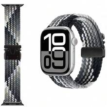 1pc Nylon Stretchy Quick Release Parachute Watch Strap Compatible With Apple Watch 11 10 Band 46mm 42mm 45mm Ultra 49mm 44mm 41mm Braided Bracelet For Series 11 10 9 8 SE 5 6 7 4 3 2 1 Ultra 3 2 - Multicolor - View 6
