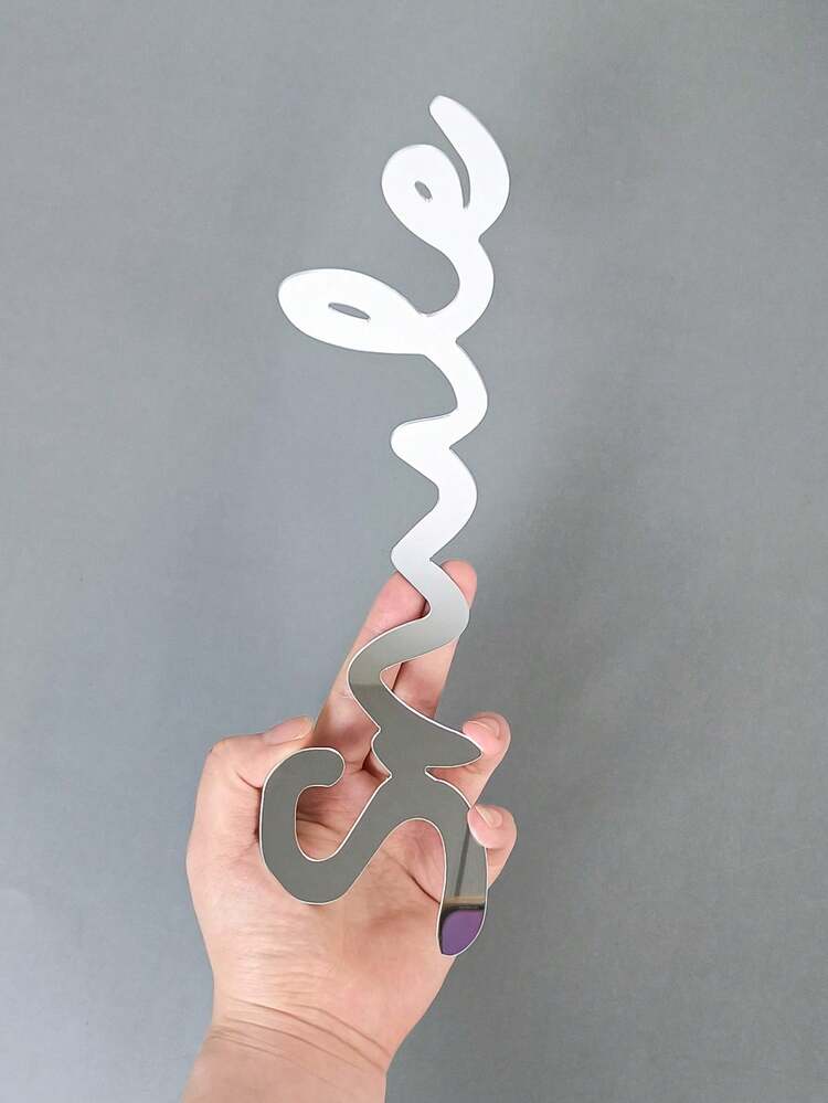 一张英文人物微笑镜面墙贴 - 字母牆貼 - 查看 3