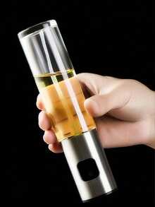 1pc Glass Oil Sprayer Bottle, Home Pressure Mist Oil Bottle, Kitchen Sauce Vinegar Seasoning Spray Bottle For Cooking & BBQ - View 4