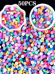 50/100Pcs Polymer Clay Beads, Ball Flower Animal Polymer Clay Beads For Jewelry Making, DIY Bracelet Necklace Earrings Jewelry Making Supplies Accessories - Acrylic Beads - View 38