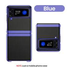 Classic Electroplated Transparent Phone Case Suitable For Samsung Galaxy ZFold3, ZFold4, ZFold5, ZFold6, ZFold7, ZFlip3, ZFlip4, ZFlip5, ZFlip6, ZFlip7, ZFlip7FE, Naked Phone Effect, Fashionable And Versatile - Multicolor - View 20