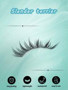 DIY睫毛嫁接C型卷翘6-14mm纤细单根假睫毛，狐狸睫毛，可重复使用，自然妆效，适合日常居家佩戴，新手友好 - C - 查看 7