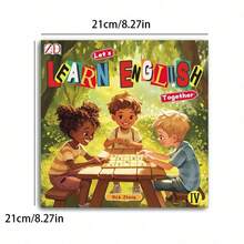 Let's Learn English Together Practice Notebook , Fun Dialogues To Improve Speaking Skills, Picture Scene Vocabulary Pages And Simple Phonics Activities, Screen-Free Home And Classroom Learning To Build Confidence - Learning English - View 7