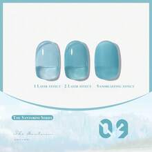 MIANEL 12ml 圣托里尼系列美白蓝色果冻凝胶指甲油，2026 冰蓝色，蓝色，白色指甲油，春季美甲，情人节美甲，专业美甲沙龙艺术 - 彩色 - 查看 18
