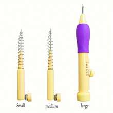 5 kim thêu thủ công có thể điều chỉnh, màu tím - Lý tưởng cho các dự án thủ công của bạn. - 5 món/bộ - Xem 8