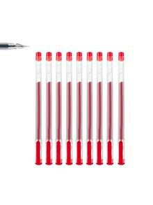 3/9 piezas Bolígrafo de gel de tinta líquida de 0.5 mm, punta ultra fina, tinta de secado rápido, punta precisa, escritura suave para oficina, escuela, estudiantes y papelería - Múltiples estilos - Ver 9