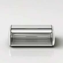 Stainless Steel Bread Box for Kitchen Countertop Extra Thick Sturdy Bread Storage Container Large Bread Keeper Roll Up Style? Capacity Bread Keeper 17 x 11 x 7.5 Inches - A1700 - Ver 4