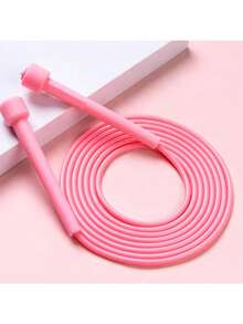 2 piezas Cuerda de saltar ajustable rosa para acondicionamiento físico y pérdida de peso - Durable, de unicolor, ideal para entrenamiento y tonificación, accesorio de gimnasio - Multicolor - Ver 10