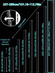 Barra de cortina extensible de acero inoxidable sin taladro, extra larga. Barra de cortina, barra colgante de armario, barra retráctil, secadora, barra de soporte, barra de almacenamiento de utensilios de cocina, barra de tensión, barra colgante de espátula, barra colgante de cucharas, barra colgante de tabla de cortar, barra colgante de toallas de cocina, barra colgante de batidores, barra colgante de cucharones, sin necesidad de taladrar, material de acero inoxidable, fácil instalación, sin adhesivo necesario, adecuado para armario, baño, ventana - Multicolor - Ver 28