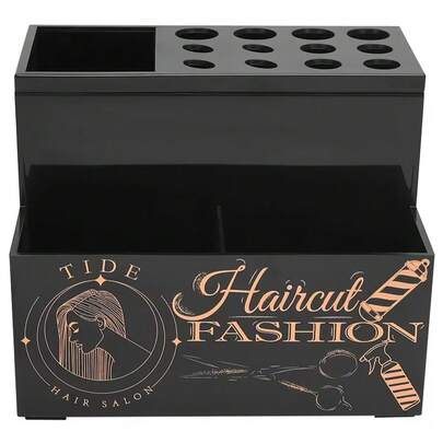 Professional Hairstylist Salon Organizer - Durable Plastic Scissor & Comb Storage Rack, Hairdresser And Stylist Tool Holder