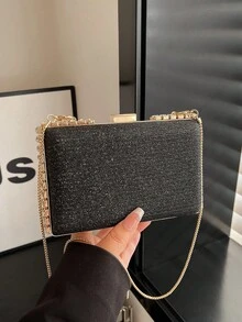 迷你时尚百搭闪亮个性化女士单肩斜挎包 - 彩色 - 查看 6