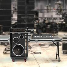 16U DJ Rack/Road ATA Case With 2U Drawer| Premium Aluminum Construction, Black, Ideal For Studios, Home Theatres, KTVs, And Wedding Parties For Storing Audio And Video Devices Like Amplifiers, Mixers, Microphones, Sequencers, Jukeboxes - Black - View 10