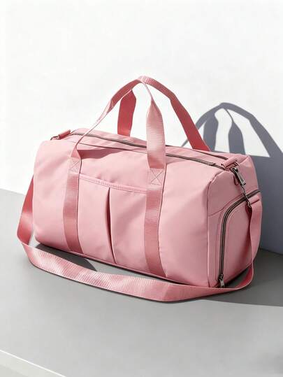 Bolsa de gimnasio impermeable de gran capacidad, bolsa de fin de semana con separación de seco y húmedo, bolsa de hombro multifuncional y portátil, adecuada para negocios, vacaciones, actividades al aire libre, esquí, viajes de fitness, bolsa de noche, bolsa de deporte, útiles escolares, vuelta al cole, bolsa de fin de semana, accesorios escolares, suministros de estudio