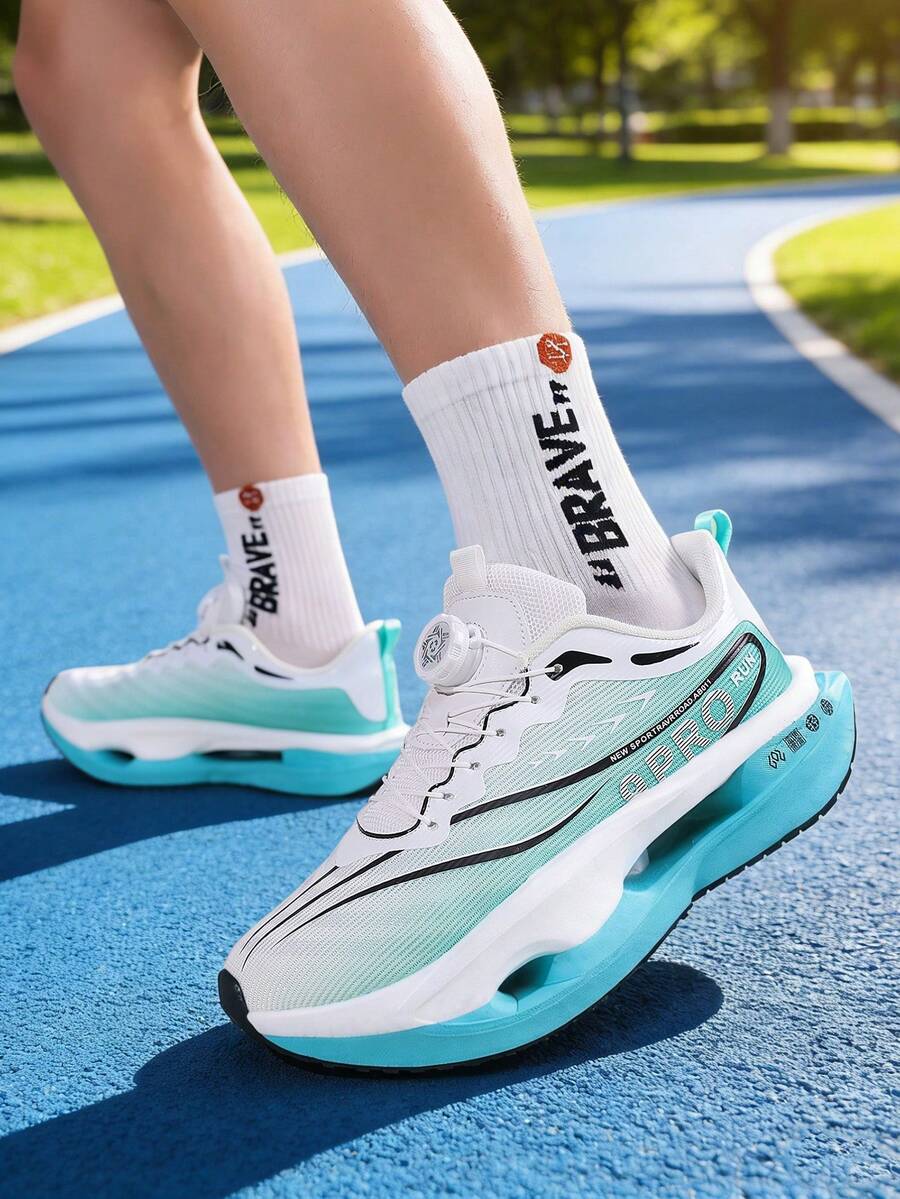 Giày chạy bộ thời trang nam, giày thể thao cổ thấp nhẹ dành cho cặp đôi, đế cao su chống trượt, thoáng khí, êm ái, thích hợp cho tập luyện thể dục, chạy bộ. - sông băng - Xem 1