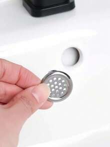 4pcs Plastic Sink Overflow Cover, Bathtub Drain Cover, Round Basin Overflow Ring (Fits 22-24mm Diameter), Kitchen Supplies, Kitchen Accessories, Kitchen Tools - Silver - View 6