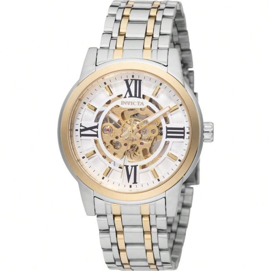 Invicta Men's 69130 Objet D Art Automatic LG0801B Silver Dial Watch - Một cỡ - Xem 1