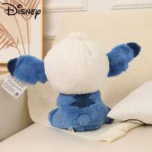 Ba lô nhồi bông Stitch của Disney, ba lô nhồi bông cho trẻ em, quà sinh nhật, quà lưu niệm, quà Valentine, túi búp bê nhồi bông có mùi thơm tiện dụng. - Màu xanh lam - Xem 5