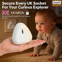 TWO DADS 5/10/30 piezas Tapas de enchufe de Reino Unido, enchufes de para niños y bebés para tomas de corriente del Reino Unido - Multicolor - Ver 4
