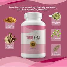 True Fem 13-In-1 Women's Botanical Capsules | Vegan Non-GMO Women's Daily Supplement | Plant-Based Blend | 60 Capsules (1 Bottle) - 1 瓶 - 查看 2