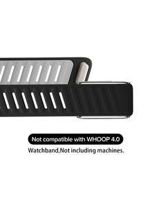 5.0/MG SportFlex - Pulsera de ECG, Silicona de tacto suave, Impermeable y a prueba de sudor, Compatible con 5.0 - Negro - Ver 2