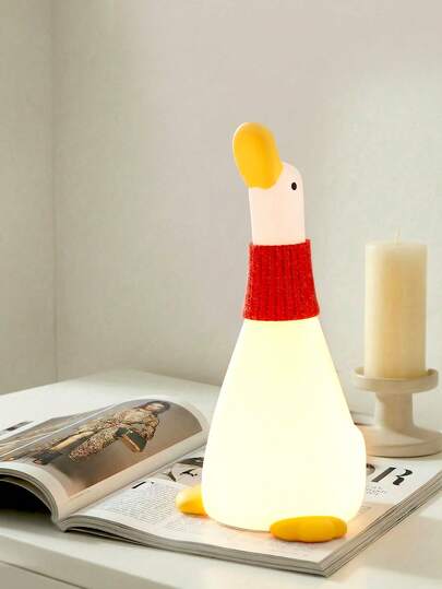 Duck Shape Night Light, Cute Lamp, Table Lamp, Dimmable, USB Rechargeable, Nursing Light, Bedside Night Light