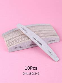 3/5/10/20/50pcs Zebra Pattern Double-Sided Nail Files, Wooden Nail Buffers - Multicolor - View 18