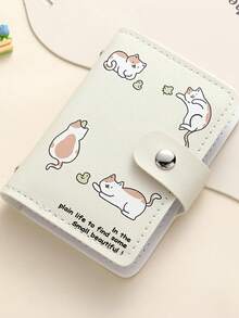 1 PC New Cute Compact Girl's Card Holder, Large Capacity Multi-Card Slot Card Case, Driver's License Holder, Student Coin Purse - Multicolor - View 11