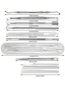 10pcs Professional Stainless Steel Pedicure Set, Premium Foot Care Tool Kit With Portable Travel Storage Bag And Box, All-In-One Foot Care Solution For Home, Beauty Salon And Travel, Perfect Gift For Christmas And Other Occasions - Silver - View 3